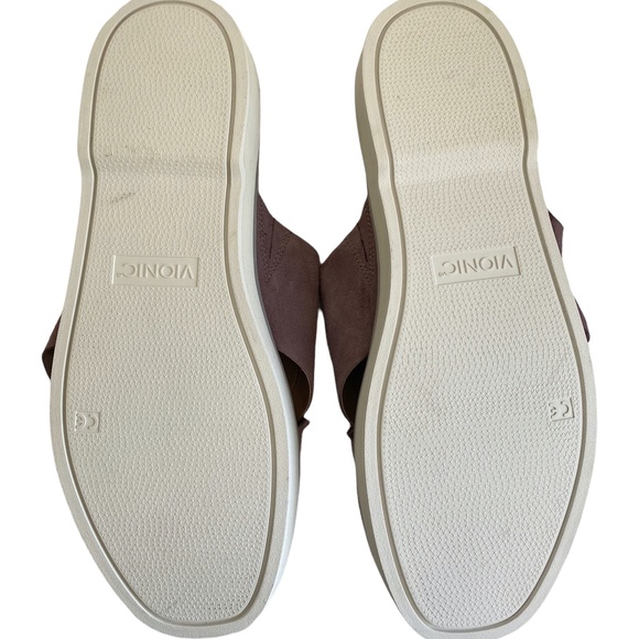 Vionic Azalea Mauve Suede Sandal Size 9 - Picture 9 of 11